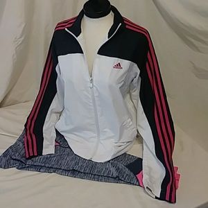 Adidas Jacket Sports Wind coat sz M 💕💕